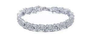 Cluster Cubic Zirconia Bracelet